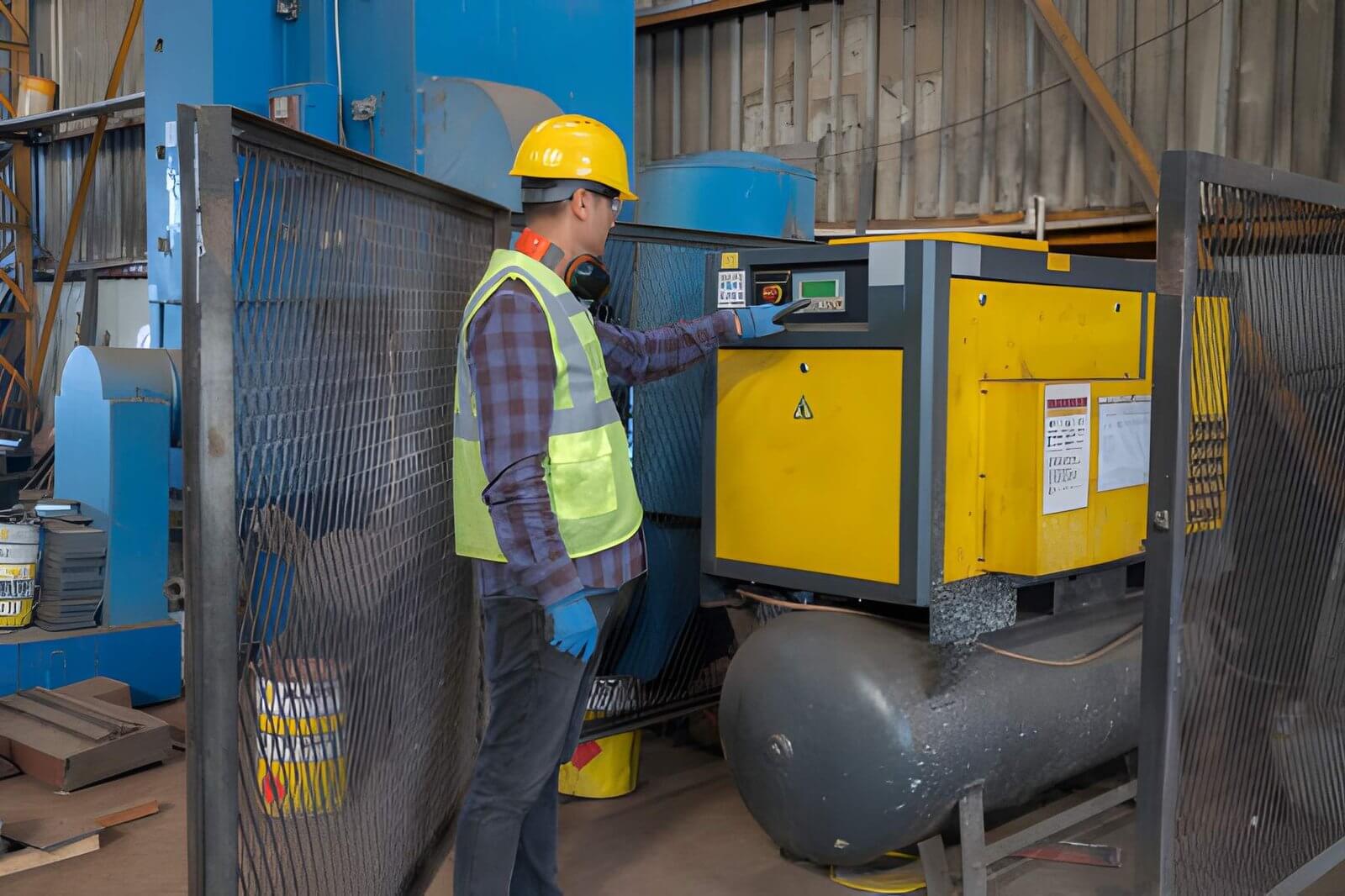 Manutenção preventiva e corretiva de compressores