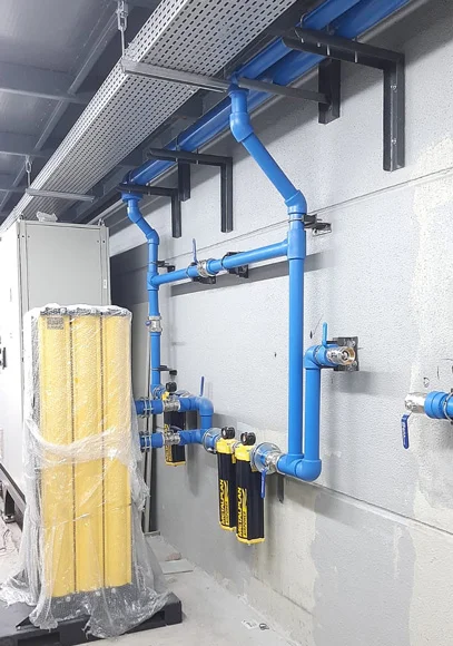 Projetos de linha de ar comprimido